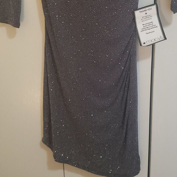 Silver Sparkly Holiday Dress New - Picture 5 of 5